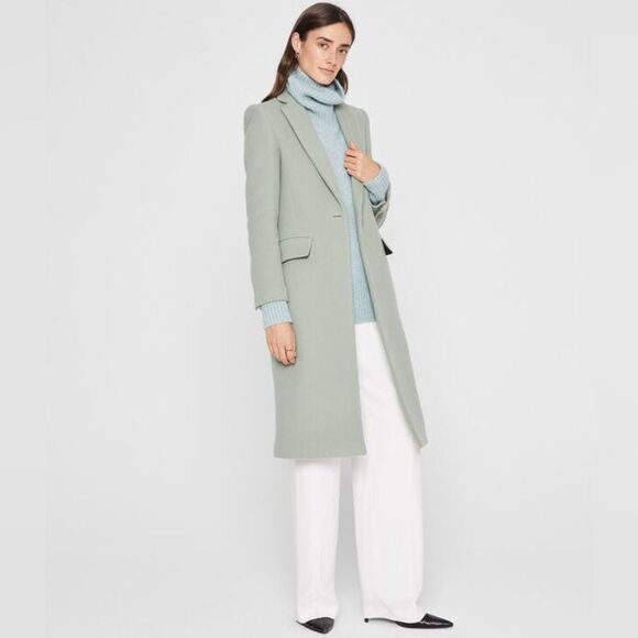 Club Monaco Slim Tailored Coat in Sage, NWT, Size XL - Picture 14 of 14
